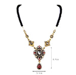 Arras Creations Designer Trendy Imitation Statement Mangalsutra Necklaces for Women / AZMNGL036-AGB
