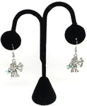 Fashion Trendy Sagittarius - Zodiac Sign Dangle Earrings For Women / AZAZSG002-AST
