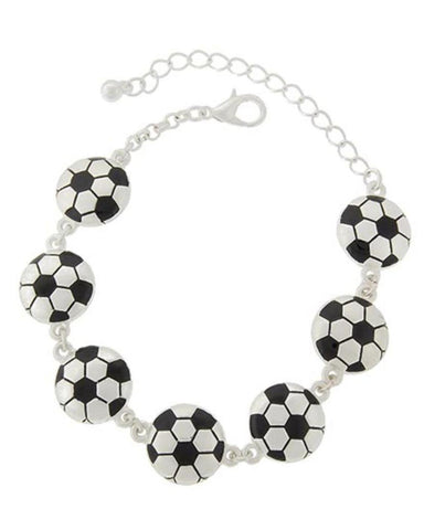Sport Soccer Ball : Fashion Soccer Ball Bracelet For Women / AZSJBT020-MSB