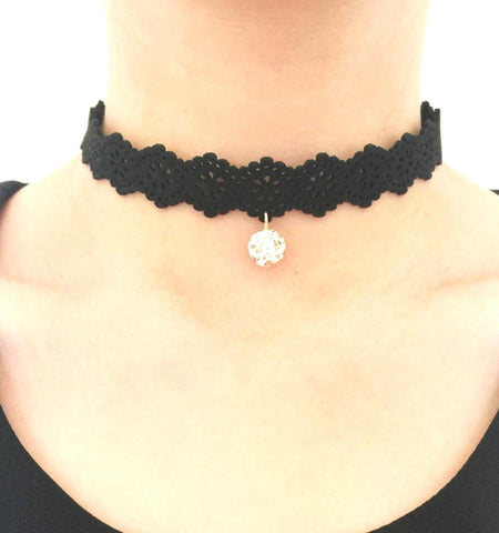 Arras Creations Fashion Gothic Victorian Lace Collar Necklace for Women / AZFJCKA04