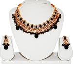 Arras Creations Designer Imitation Polki Necklace Set for Women / AZINPN004-BLK