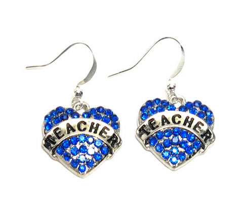 Fashion Trendy Teacher - Teacher's Day Love"Teacher" Earrings For Women / AZAEVH003-BTE