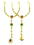 Fashion Imitation Bollywood Hath Panja / Slave Bracelet / Hand Chain for Women / AZFJSBI01-GMU