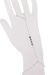Arras Creations Fashion Trendy Hand Chain/Slave Bracelet - Silver Hematite Color / AZFJSB006-RHE