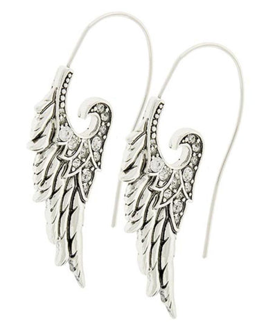 Fashion Angel Wing Earrings for Women / AZERAW728-ASC