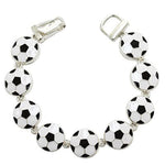 Sport Soccer : Fashion Soccer Magnetic Bracelet For Women / AZSJBT089-SWB