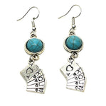 Playing Cards Earring : Fashion Playing Cards Dangle Earrings For Women / AZAESPI11-ASB