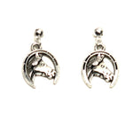WESTERN Fashion Horse Shoe Horse Dangle Earring for Women / AZAESW202-ASL