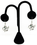 Fashion Trendy Taurus - Zodiac Sign Dangle Earrings For Women / AZAZTA002-ASG