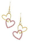 Interlocked Heart Ornate Earrings for Women