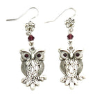 Halloween Trendy Fashion Owl Dangle Earrings for Women / AZAEHA110-ASP