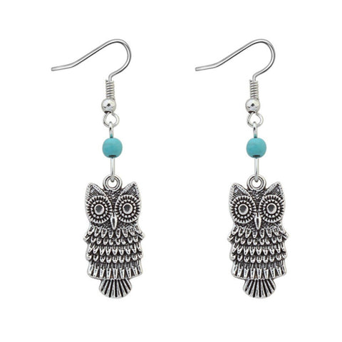 Halloween Trendy Fashion Owl Dangle Earrings for Women / AZERFHA01-AST-HAL