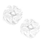 Metal Clip on Earrings / AZERCO564-SIL