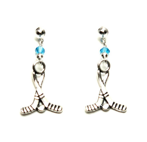 Fashion Trendy Sports Golf - Golf Dangle Earrings For Women / AZAESP103-ASB