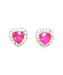 Valentine/Austrian Crystal Heart Earrings for Women