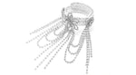 Arras Creations Fashion Trendy Flower Drape Arm Cuff/Bracelet/Anklet for Women / AZABRH007-SCL