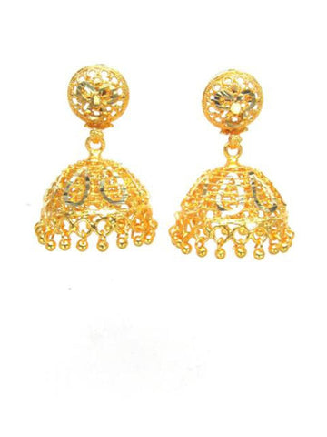 Exclusive Imitation High Finish Gold Plated Earrings / AZIEGT002-GLD
