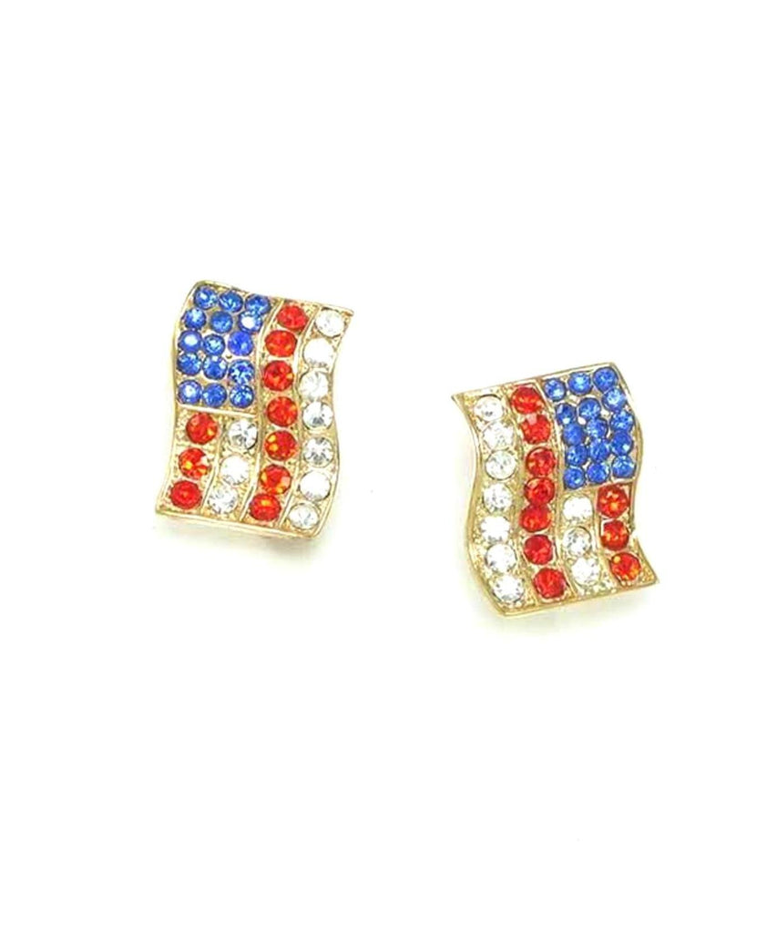 Amazon.com: 4th of July Independence Day Earrings- American Flag Earrings  Patriotic Red White Blue USA Earring,Angel Wings Earring Jewelry Gift for  Women Girls (silver) : Handmade Products