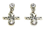 SPORTS Earring : Fashion Volleyball Dangle Sports Earrings For Women / AZAESP711-ASC