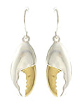 SEA LIFE Two Tone Dangle Fish Hook Earring Set / AZERSEA566-SGL