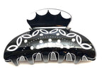 Arras Creations Fashion Acrylic Jaw Clip/Hair Claw Clip for Women / AZHCBA002-BWC