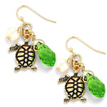 Turtle Bauble Earrings / AZERSEA022-AGG