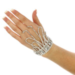 Arras Creations Fashion Trendy Crystal Bracelet with Loops Bracelet for Women / AZFJSBB129-SCL