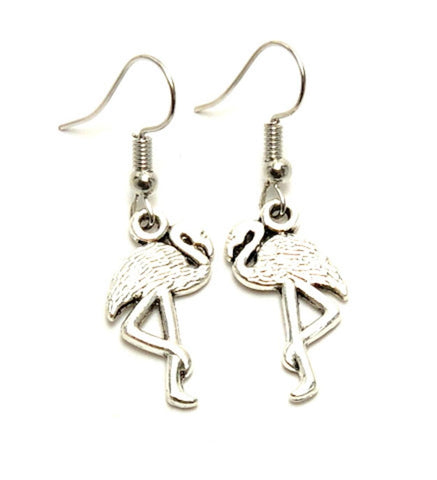 SeaLife Fashion Trendy Flamingo Dangling Earrings For Women / AZAESL101-ASL