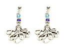 Sea Life Fashion Fashion Trendy Octopus Earrings for Women / AZAESL402-ASB