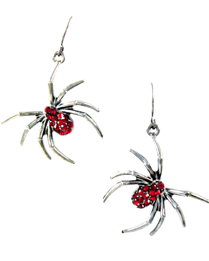 Fashion Halloween Spider Dangle Fish Hook Earrings For Women / AZERHE9