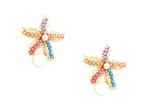 SEA LIFE Starfish SeedBead Stud Earrings/AZERSEAA02-GMP