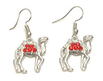 Trendy Fashion Desert Camel Dangle Earrings For Women / AZEACM701-ASR