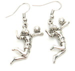 SPORTS Earring : Fashion Volleyball Girl Dangle Sports Earrings For Women / AZAESP701-ASL