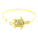 Sea Life / Turtle Bangle Bracelet / AZBRSEA200-AGL
