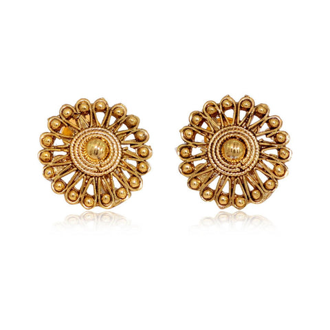 Exclusive Imitation High Finish Gold Plated Earrings / AZIEGT401-AGL