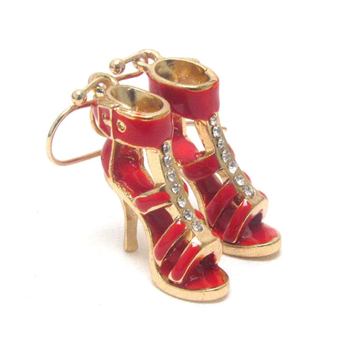 Fashion Trendy Premier Women High Heel Earrings For Women / AZERFH160-GRD