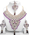 Bollywood Style Indian Imitation Necklace Set / AZBWBR041-GPU