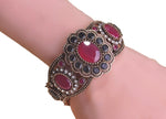 Luxurious Turkish Gothic Spiral Designer Vintage Bracelet / AZTUBA003-ABR