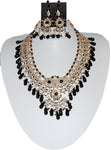 Fashion Trendy Bollywood Style Indian Imitation Necklace Set For Women / AZBWBR014-GBK