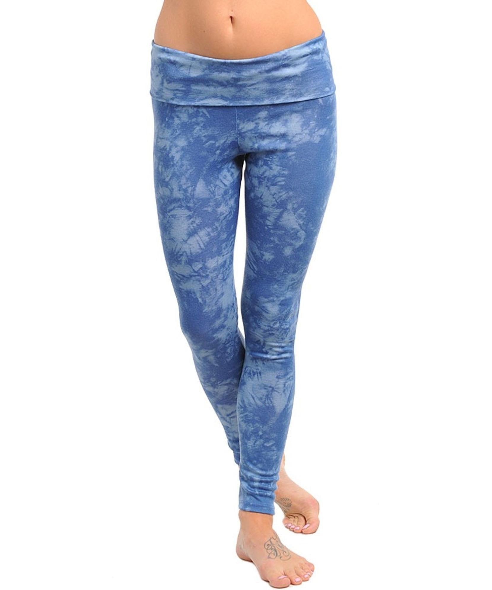 SALE! Light Blue Tie Dye One Size Legging – KJB COUTURE