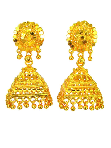 Exclusive Imitation High Finish Gold Plated Earrings / AZIEGT075-GLD
