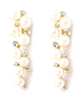 Fashion Elegant Simulated Pearl Grape Shaped Stud Earring / AZERFH206-GPE