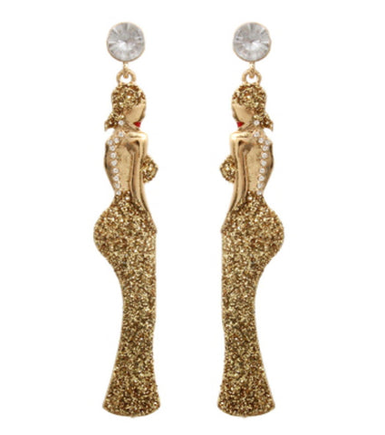 Lady Dress Earrings / AZERFH261-GCL