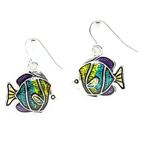 SeaLife Resin Fish Earrings / AZERSEA539-SMU