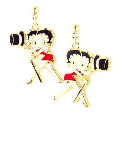 Trendy Fashion Betty Boop Earrings For Women / AZERFHB16-GML