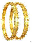 Imitation Kolhapuri Coin Gold Bangles/Bracelet/Color : Gold Tone for Women