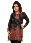 Indian Tunic Top Womens / Kurti Printed Blouse tops - AZDKJD-28B