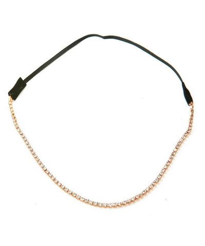 Fashion Gold Laced Rhinestone HeadBand/Headband/Hair Accessory For Women / AZFJHB014-GCL