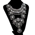 Arras Creations Fashion Statement Bohemian Collar Choker Tassel Coin Gypsy Necklace for Women / AZBTBN028-ASC