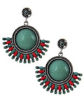 Trendy Fashion Dangle Post Earring / AZERVT064-ATR